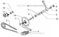 Crank spindle
