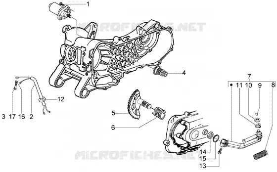 Anlassermotor-kickstarter