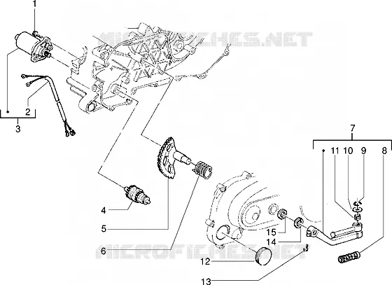 Anlassermotor-Kickstarter