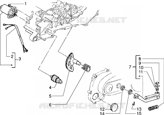 Anlassermotor-Kickstarter