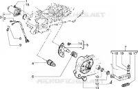 Anlassermotor-Kickstarter