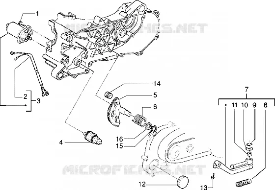 Anlassermotor-Kickstarter