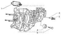Elektrischer starter-geführte puffer halbscheibe
