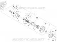 Getriebene riemenscheeiben