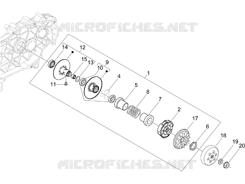 Getriebene riemenscheeiben