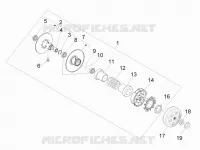 Getriebene riemenscheeiben