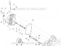 Schwungraddeckel - Ölfilter