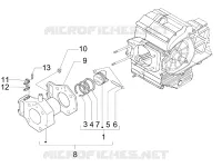 Einheit Zylinder-Kolben-Kolbenbolzen
