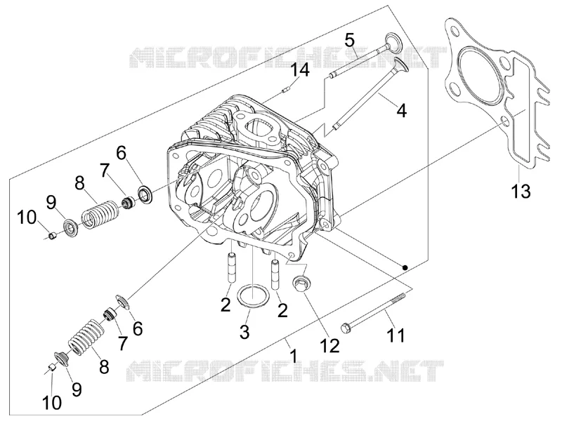 Einhait Kopf - Ventil