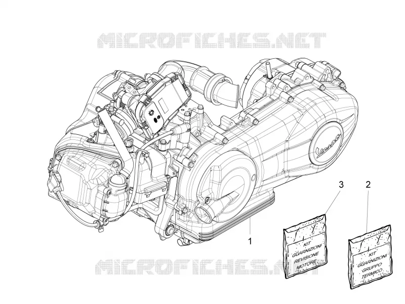 Motor, komplett
