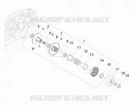 Getriebene riemenscheeiben