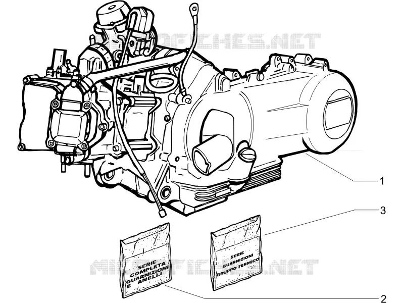 Motor, komplett