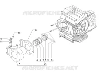 Cylinder-piston-wrist pin unit