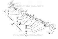 Abtriebsriemenscheibewelle
