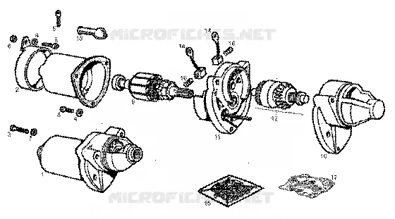 Anlassermotor-kickstarter