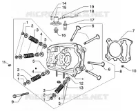 Cylinder head-valves