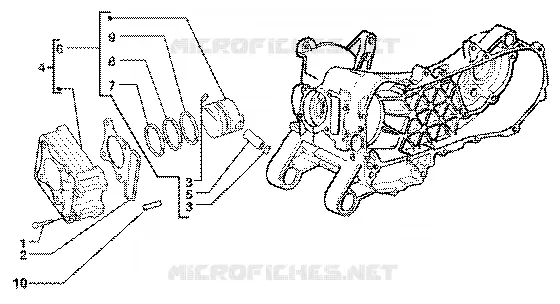Cylinder-piston-wrist pin, assy