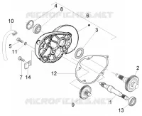 Rear wheel shaft