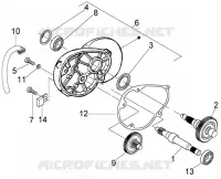 Rear wheel shaft