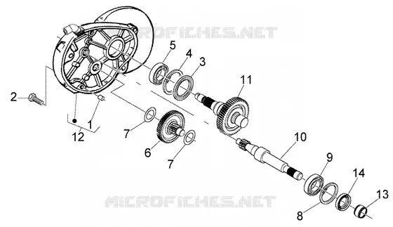 Rear wheel shaft