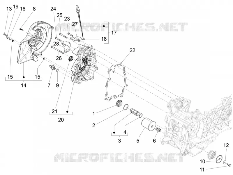 DECKEL LICHTMASCHINE - OLFILTER