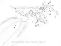 Hinterabdeckung - Kotflügellappen