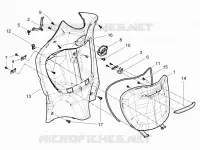 Vorderes Handschuhfach  - Schild-Rückseite