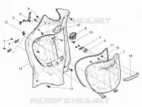 Vorderes Handschuhfach  - Schild-Rückseite