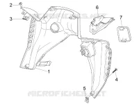 Vorderes Handschuhfach  - Schild-Rückseite