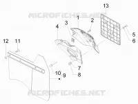 Hinterabdeckung - Kotflügellappen