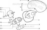 Scheinwerfer-Verkleidung-Cockpitinstrumente