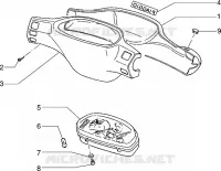 Tachometer-Lenkerdeckel