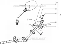 Lenker Bauteile (Hinterrad mit Trommelbremse)