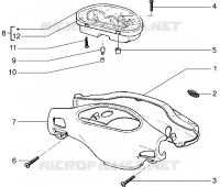Speedometers kms. - Handlebar covers