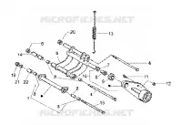 Swinging arm