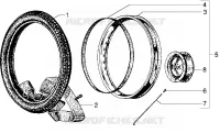 Rear wheel (25 Kmh version)