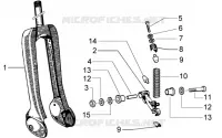 Suspension fork component parts