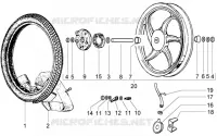 Alloy front wheel