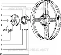 Hinterrad aus legierung