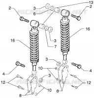 Stossdämpfer hinten