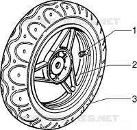Vorderrad - Bremszange