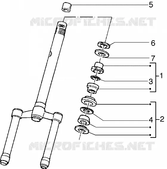 Steering bearing ball tracks