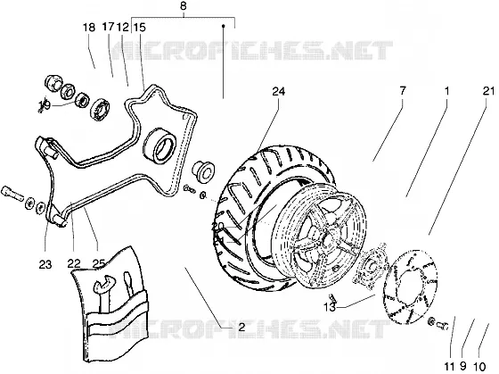 Rear wheel