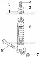 Rear damper