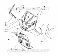 Shield-wheel compartment