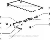 Kippbarer halter