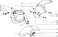 Vorderkotflügel-Hinterkotflügel