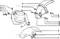 Vorderkotflügel-hinterkotflügel