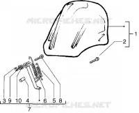 Windshield kit-Stand kit