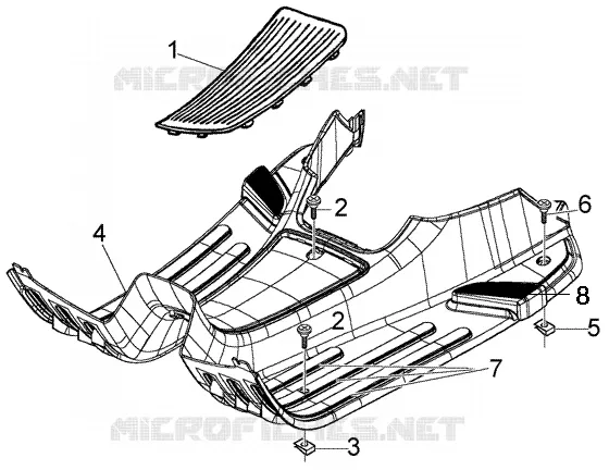 Foot board-rubber mats